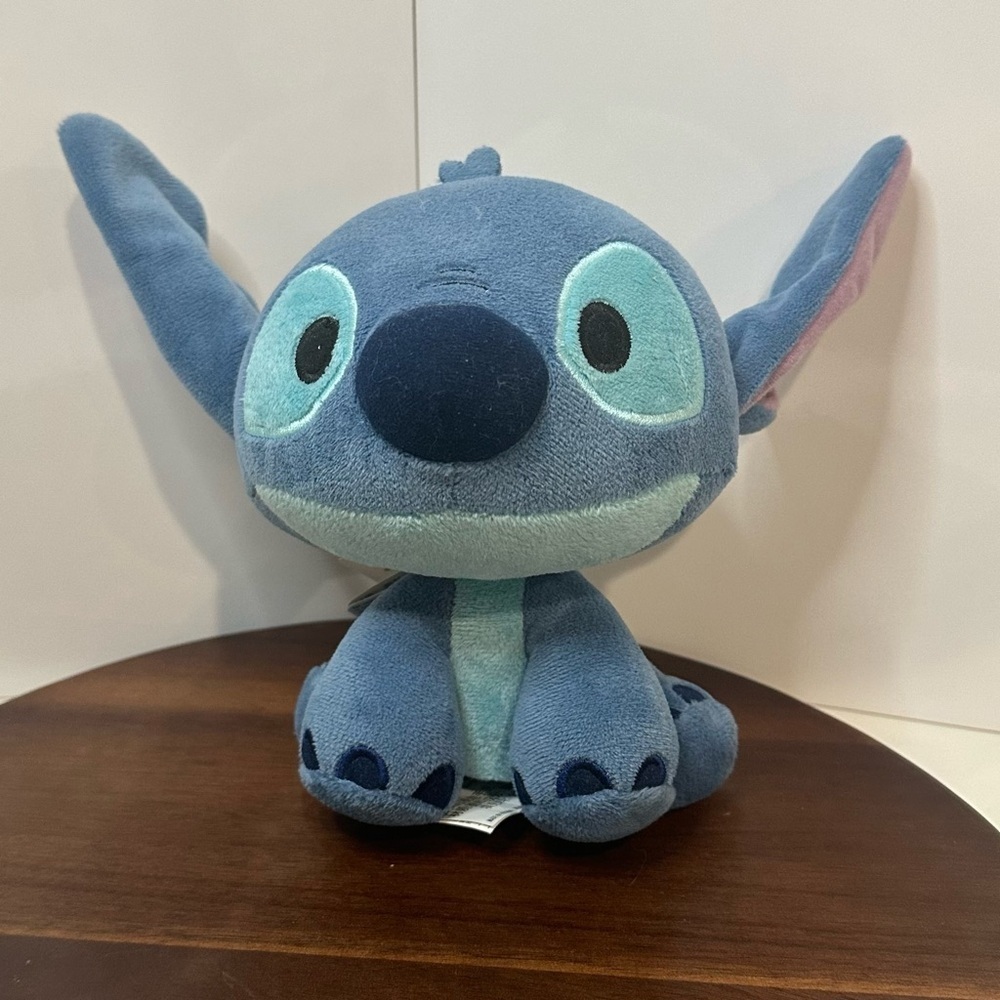 Disney Parks Stitch Big Head Plush – 7” – Lilo & Stitch – Cute Blue Alien